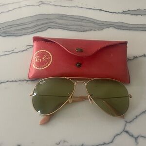 Kids Junior 50 mm Ray Ban Aviator Sunglasses